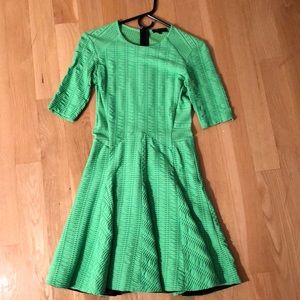 Rag & Bone pointelle and laddered-jersey dress